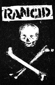 Rancid - Black 12x15" Backpatch