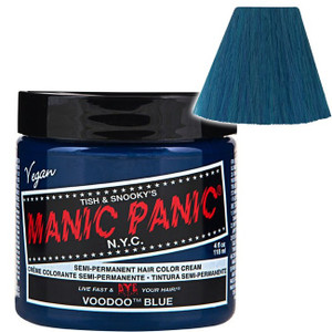 Voodoo Blue 4OZ High Voltage Classic Cream Formula Hair Color