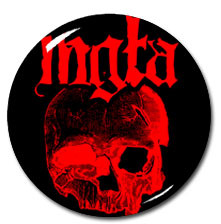 MGLA - Red Skull 1" Pin