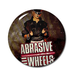Abrasive Wheels - Black Leather Girl 1" Pin