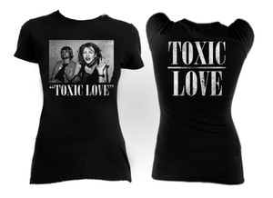 Kurt Cobain & Shirley Manson - Toxic Love Girls T-Shirt