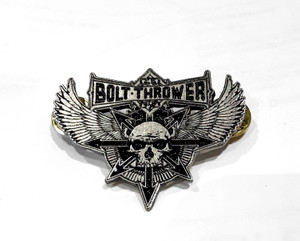 Chaos Winged Skull 2" Metal Badge Pin