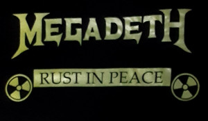 Megadeth - Rust in Peace 15x10" Test Backpatch