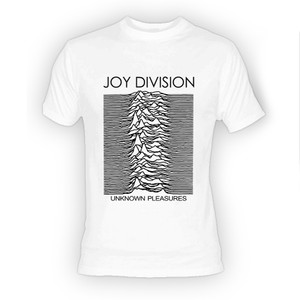 Joy Division Unknown Pleasures White T-Shirt