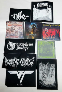 10 Patch Lot - Van Halen, Kreator, Nile + More!