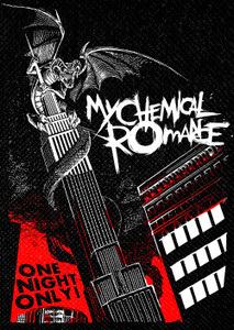 My Chemical Romance -  One Night Only 12x15" Backpatch