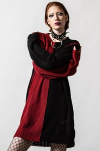 Cardinal Black & Red Knit Sweater