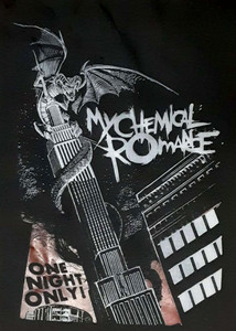 My Chemical Romance- One Night Only "14x18" Test Backpatch