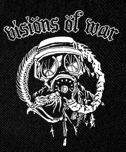 Visions Of War Gasmask 4x4.5" Printed Patch