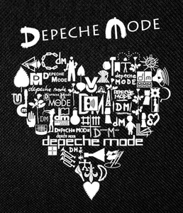 Depeche Mode - Heart 4x4.5" Printed Patch