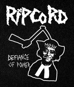 Ripcord Defiance Of Power 4.5x5.5" Printed Patch