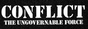 Conflict - The Ungovernable Force 10x3" Printed Patch