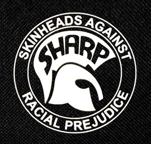 SHARP - Skinheads Against Racial Prejuice 4.5x4.5" Printed Patch