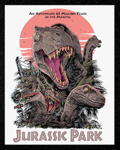 Jurassic Park - T-Rex  4x5" Movie Color Patch