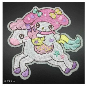 My Melody In Pony 4x3.75" Embroidered Patch