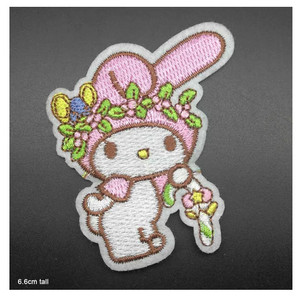 My Melody Garden 1.8x2.5" Embroidered Patch