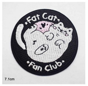Fat Cat Fan Club 3" Embroidered Patch