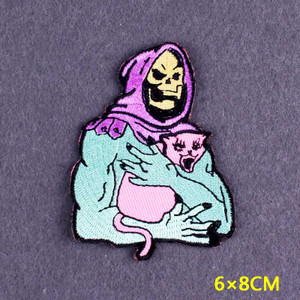 Skeletor Cat 3x2.5" Embroidered Patch