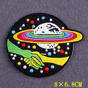 UFO Saturn 3" Embroidered Patch