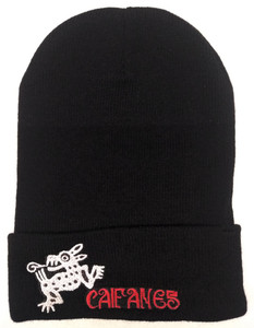Caifanes Embroidered Knit Beanie