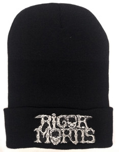 Rigor Mortis Embroidered Knit Beanie