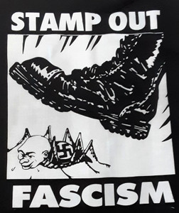 Stamp Out Fascism 14 x17" Test Print Backpatch