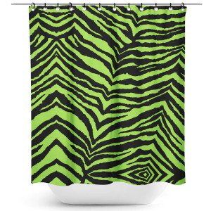 Stay Sick Green Shower Curtains