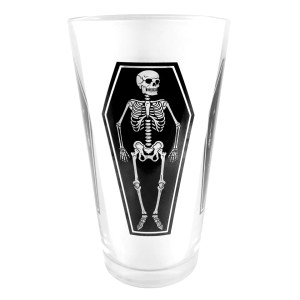 Skeletton Pint Glass