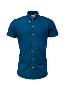 Relco Blue Tonic Color Button-Up Shirt