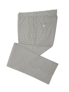 Black & White Dogtooth Check Trousers Pants