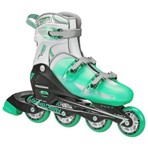 Mint Sparkle Adjustable Inline Skates