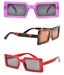 Oversize Square Color Sunglasses