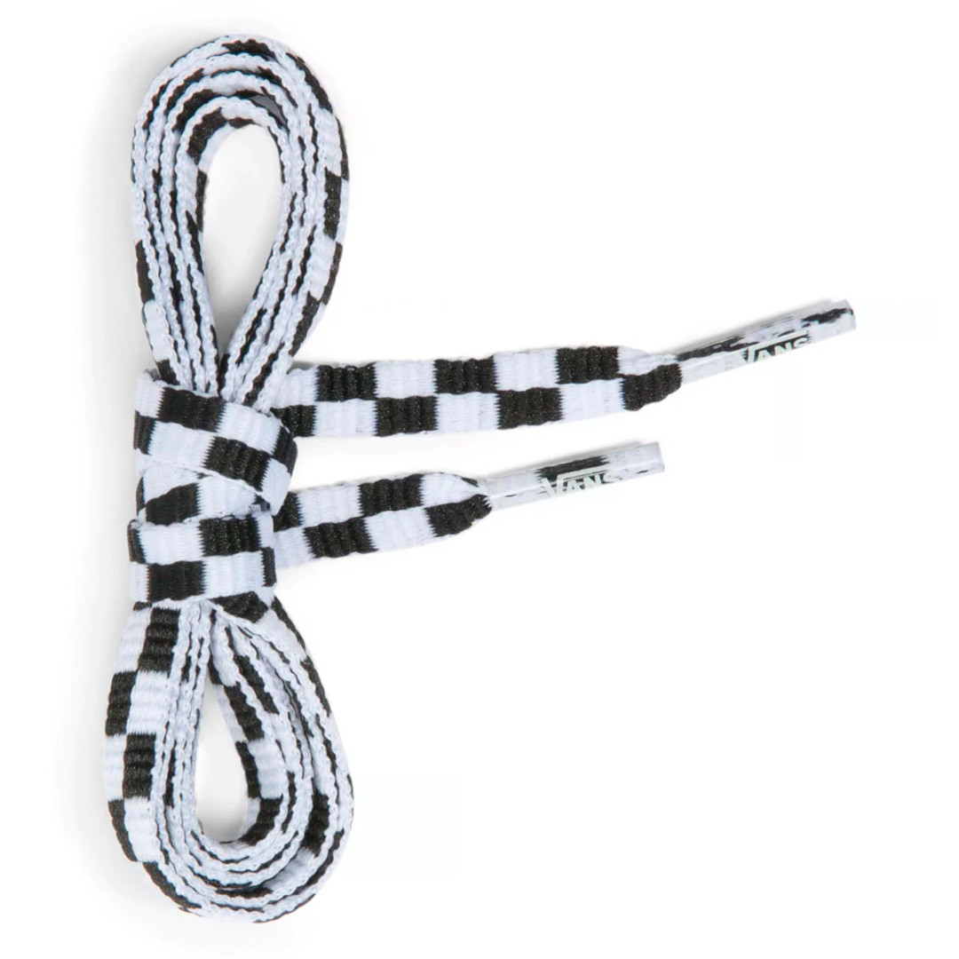 vans checkerboard shoelaces