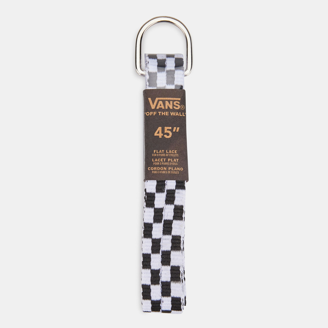Vans Black and White Checkerboard Shoelaces 45" - Nuclear Waste