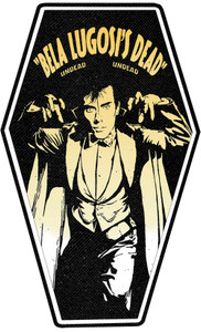 Bauhaus Peter Murphy - Bela Lugosi 10.5 x15.5" Coffin Backpatch