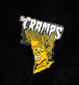 The Cramps - Bad Music For Bad People 2" Metal Badge Pin