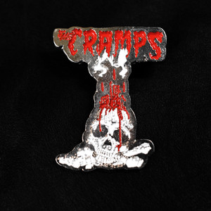 The Cramps - Skull 2" Metal Badge Pin