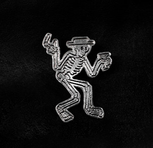 Social Distortion - Skeleton 2" Metal Badge Pin