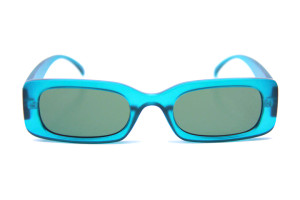 Piccadilly's Frosted Teal Rectangular Sunglasses