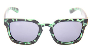 Wolf Pup Frosted Green Tortoise Sunglasses 