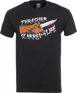 Thrasher - Scarred 4 Life by Neckface T-Shirt