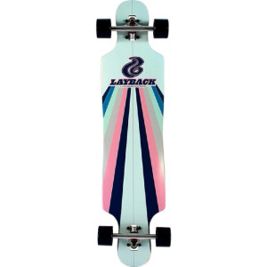 Layback - Sunstripe Mint Drop Thru Complete Skateboard