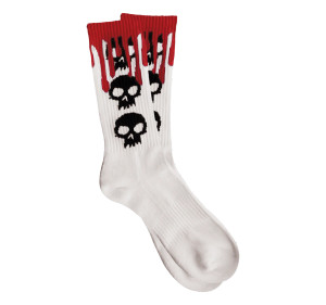 Zero Skateboards - Bloody Skull White Socks
