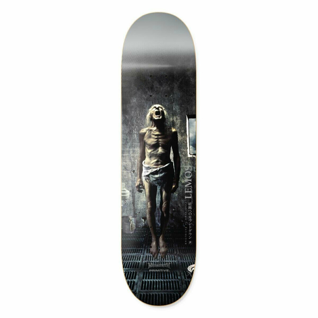 Primitive - Megadeth Lemos Countdown Skateboard Deck 8.25 - Nuclear Waste