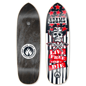 Black Label - Adams Live Free 9.5 Skateboard Deck