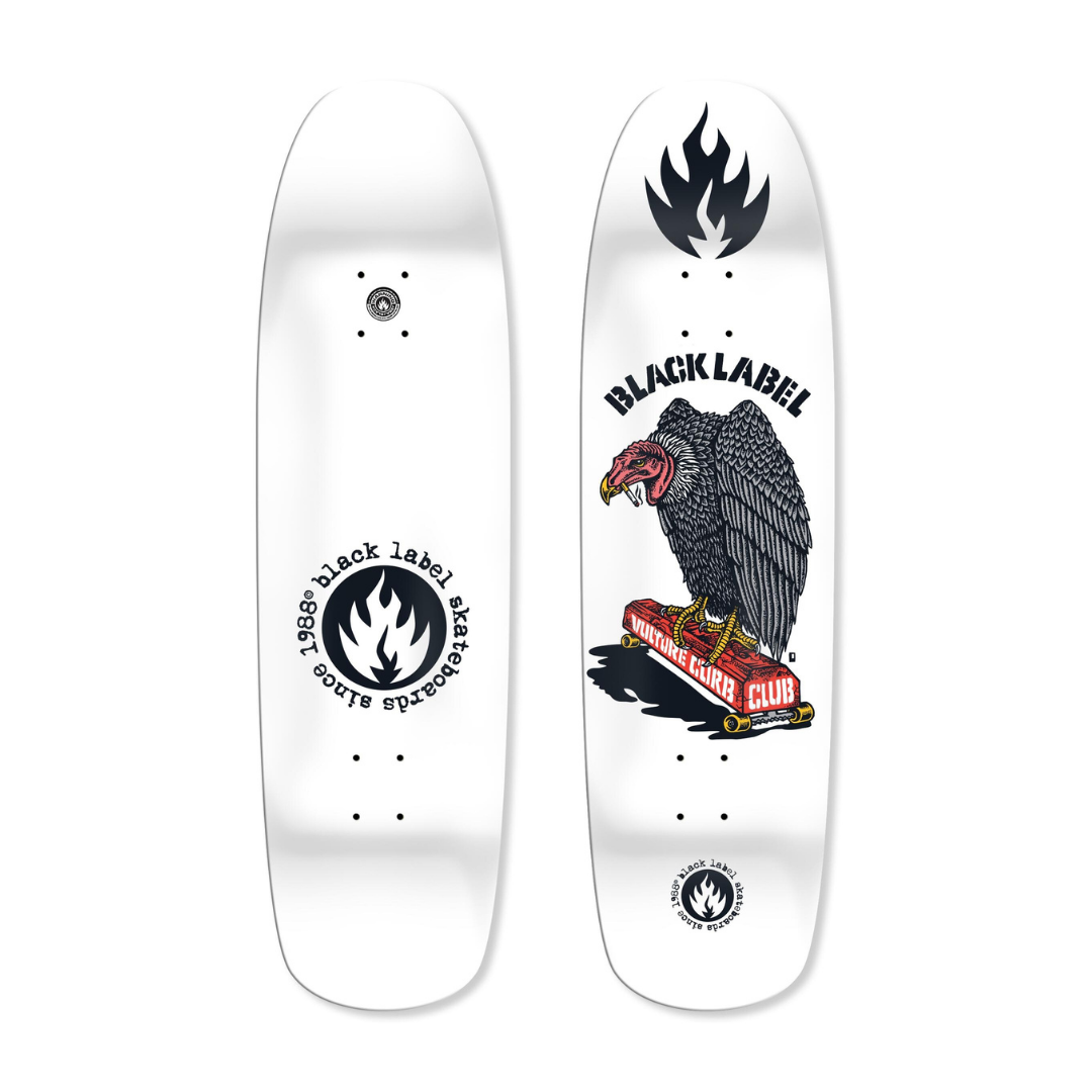 Black Label - Team Vulture Skateboard Deck 8.8 - Nuclear Waste