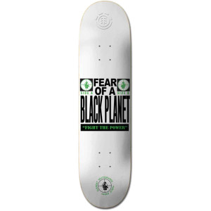 ELEMENT スケボー板 8.0 PUBLIC ENEMY Element - Public Enemy Stencil 8 Skateboard Deck - Nuclear Waste