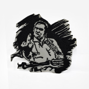 Johnny Cash - The Finger 4x3" Embroidered Patch