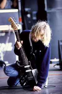 Kurt Cobain - On One Knee  24x36" Poster