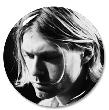 Nirvana - Kurt Cobain Portrait 1" Pin